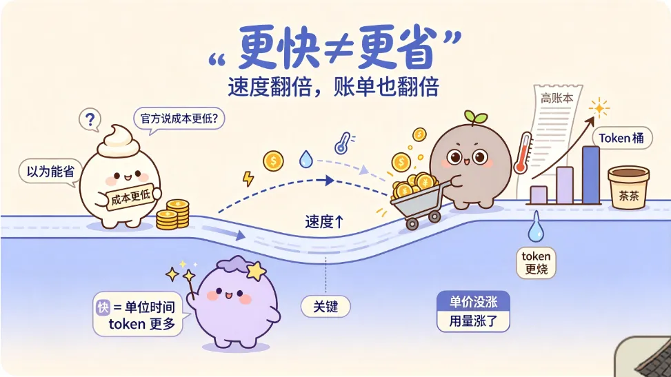 单价没涨，用量涨了——账走的快，是因为请求走得快