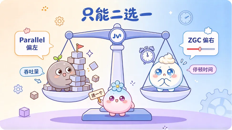 同一个天平的左右两端，就是所有收集器参数表的来处。