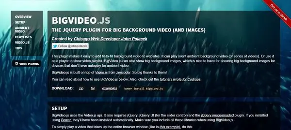 10 个非常有用的 jQuery 全屏背景插件