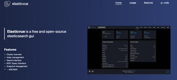  推荐一款轻量级且强大的 Elasticsearch GUI ： elasticvue
