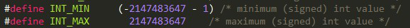 探究C语言标准库limits.h关于INT_MIN宏的奇怪定义
