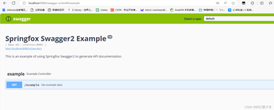 Springfox Swagger2从入门到精通