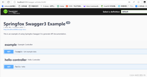 Springfox Swagger3从入门案例
