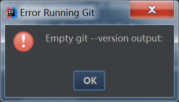 博客园首页新随笔联系订阅管理 随笔 - 8 文章 - 0 评论 - 1 Error Running Git Empty git --version output:IDEA关联GitHub时出现这个
