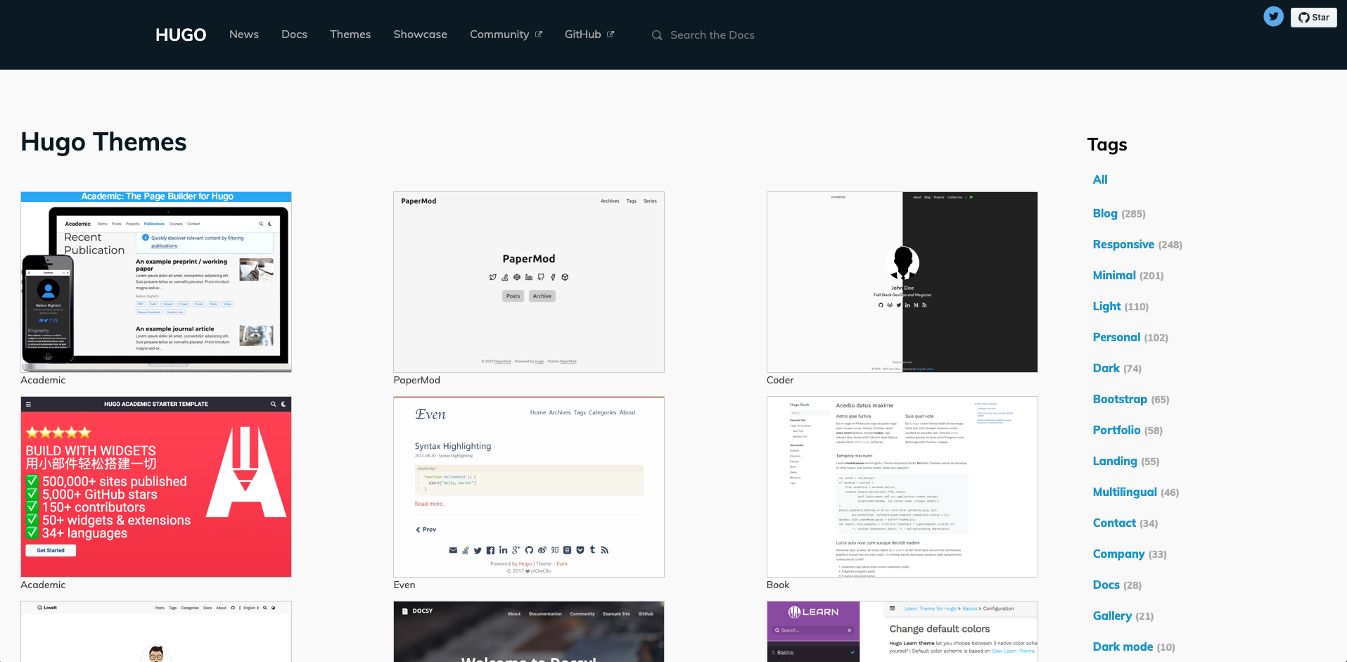 利用 Github Pages 和 Hugo 快速搭建免费的个人网站