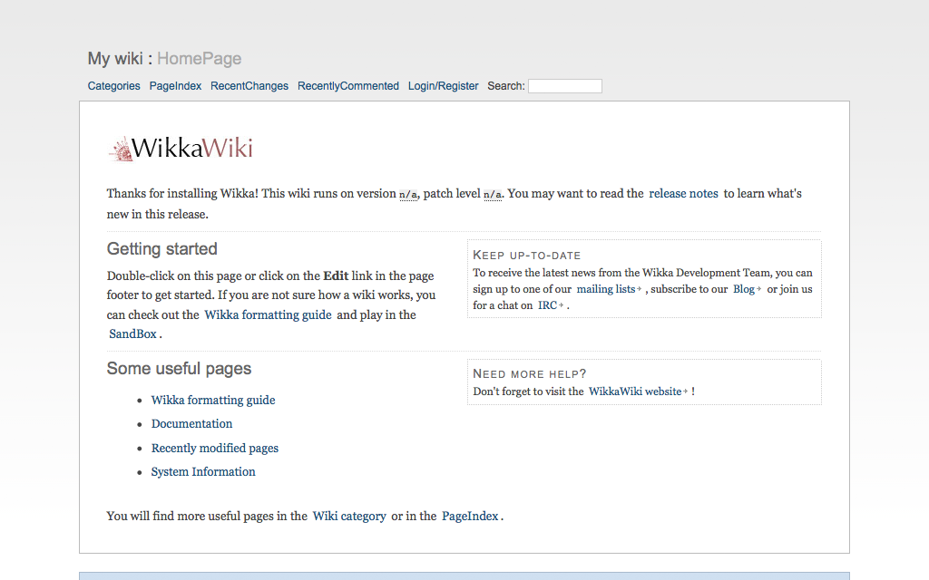 在Ubuntu 16.04系统上安装WikkaWiki