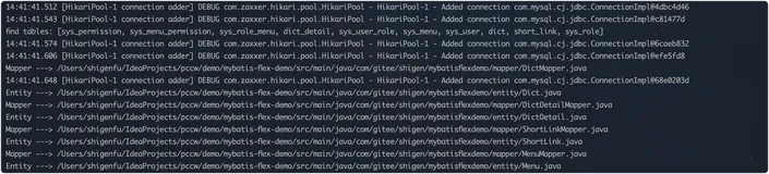mybatis-flex入门体验（一）
