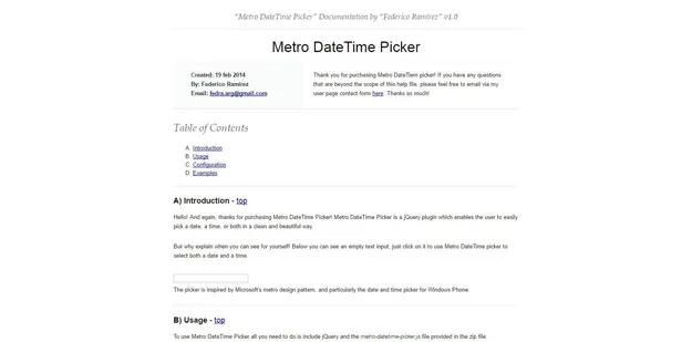 metro date time picker