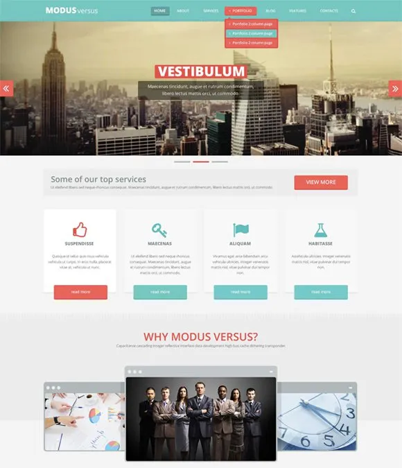 20 Free High Quality Website Template PSDs to Download