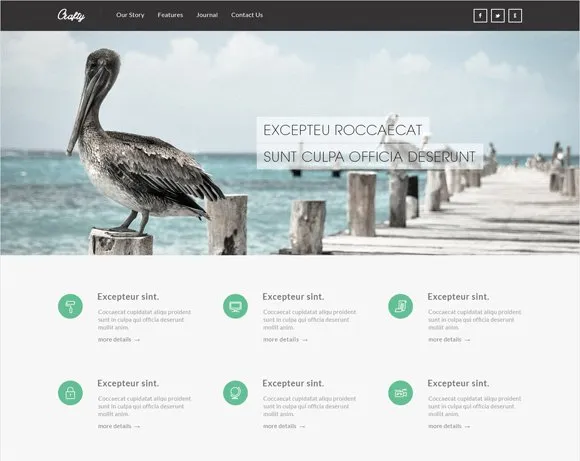 20 Free High Quality Website Template PSDs to Download