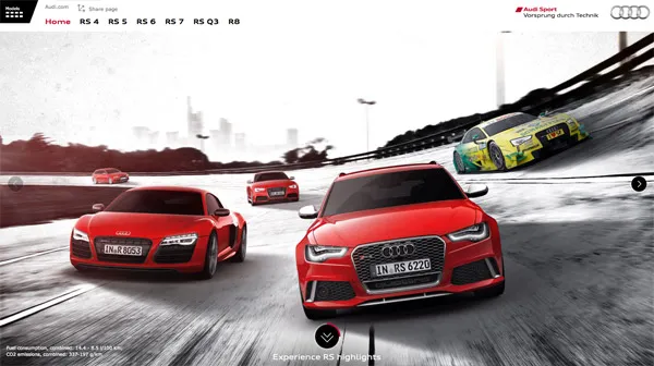 The Audi RS models