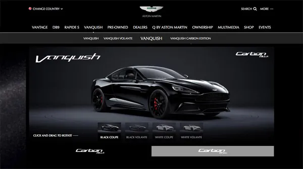 Aston Martin Vanquish Carbon Edition