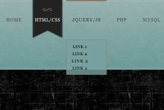 Marble Style CSS3 Navigation Menu