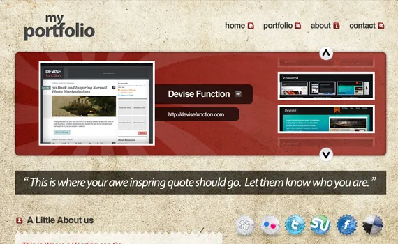 Light-colorful-grunge-portfolio-in-photoshop-web-design-layout-tutorials-from-2010