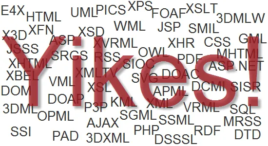 Enough abbreviations to make an English scholar tremble (and give   you a migraine)