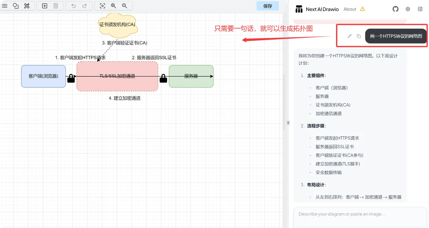 next-ai-draw-io效果图