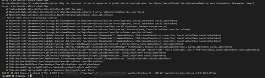 Docker 链接sqlserver时出现en-us is an invalid culture错误解决方案