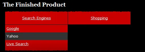 jquery-css-example-dropdown-menu