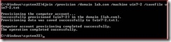 [原创]windows server 2012 AD 架构试验 系列 – 21 Offiline Domain Join