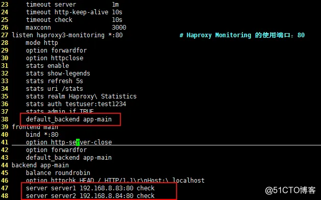 centos7配置haproxy