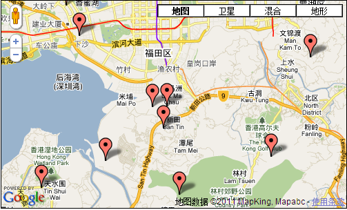 Google地图大数据量处理的探讨
