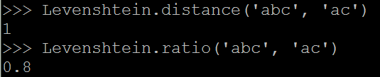 python-Levenshtein几个计算字串相似度的函数解析