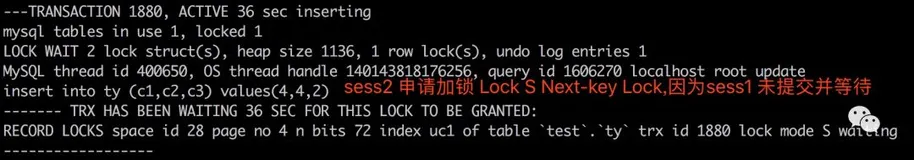 MySQL 并发插入唯一键相邻数据和更新数据导致死锁