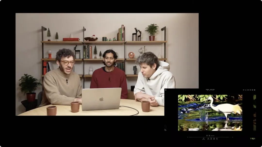 Sora发布会直播画面