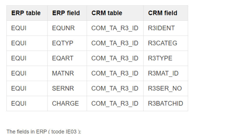 SAP CRM Settype COM_TA_R3_ID的映射逻辑