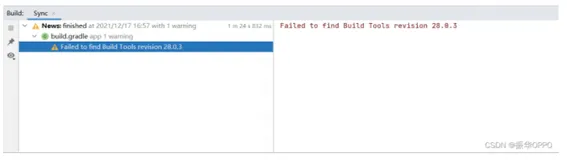 Failed to find Build Tools revision 28.0.3