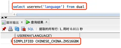 Oracle 数据库-服务器端字符集查看方法