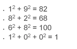 Python实现快乐的数字