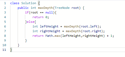 leetcode算法104.二叉树的最大深度