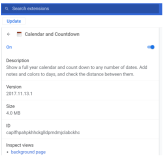 一个好用的时间管理Chrome扩展 - Calendar and Countdown