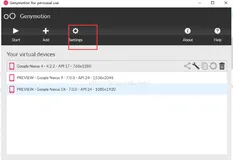 Genymotion模拟器的安装和使用