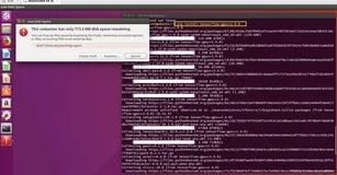 成功解决VM虚拟机内This compute has only 713.3MB disk space remaning