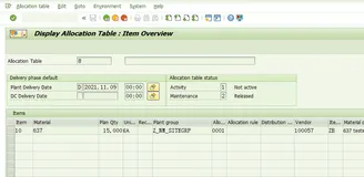 SAP RETAIL 事务代码WA08为分配表触发采购订单