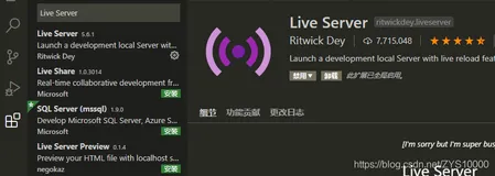 VSCode 配置本地服务器