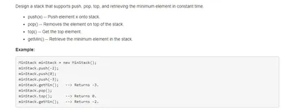 Leetcode-Easy 155. Min Stack