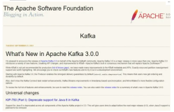 Kafka 3.0重磅发布，弃用 Java 8 的支持！