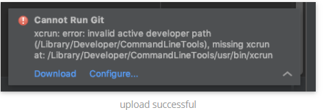 IntelliJ中Git突然不能用，报错 xcrun: error: invalid active developer path (/Library/Developer/CommandLineTools)