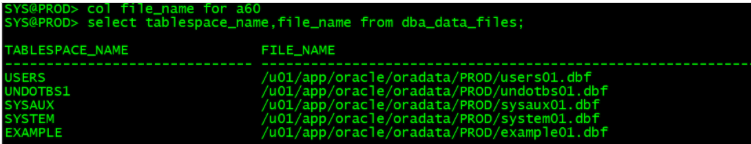 Oracle TTS表空间传输