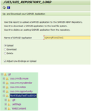 upload Fiori application to ABAP server via report /UI5/UI5_REPOSITORY_LOAD