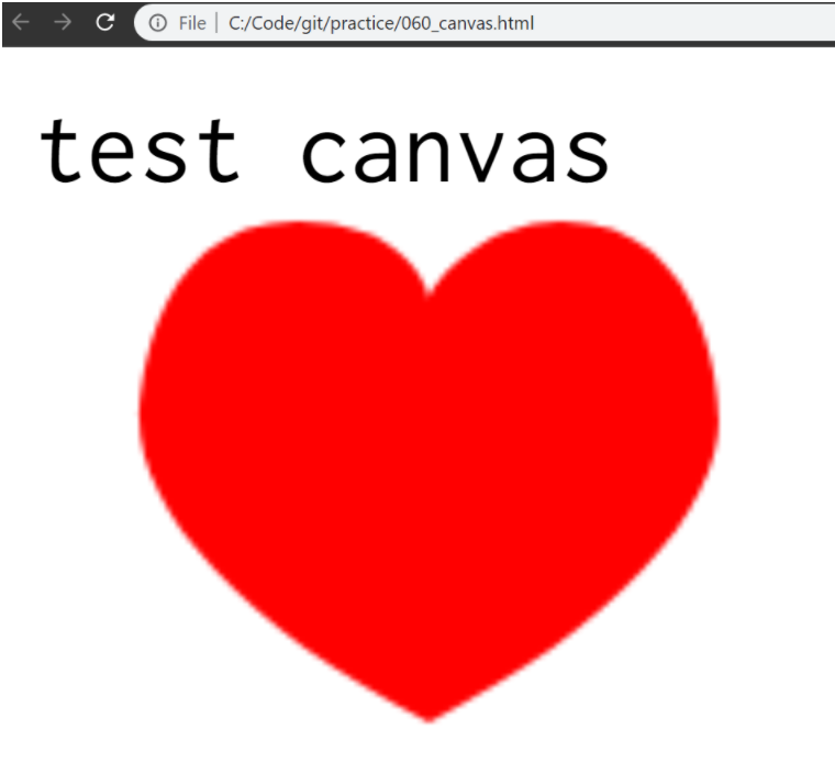 29行代码使用HTML5 Canvas API绘制一颗红心