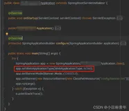 Springboot 服务 禁止设置启动server端口使用