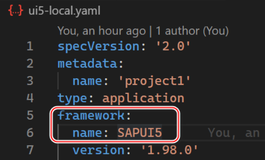 SAP UI5 Tools 里配置文件 ui5-local.yaml 的配置要点