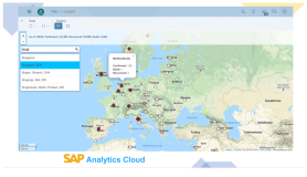 使用SAP Analytics Cloud显示新冠肺炎病毒感染人数的实时信息
