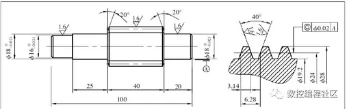左右法车蜗杆宏程序参考