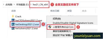 hyperworks2021位安装教程：