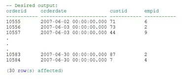 【T-SQL基础】01.单表查询-几道sql查询题